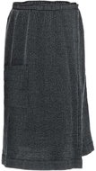 Rento Men's sauna kilt 70 × 145 cm, black-grey - Sauna kilt