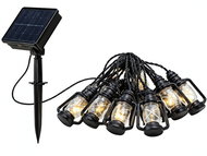 Verk 12406 Solar decorative garland chain, 50 lanterns, warm white, 6,9 m - Light Chain