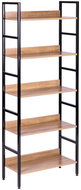 ModernHome CWJ6028160CL High shelf with 5 shelves, metal + MDF - Shelving Unit