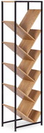 ModernHome SJ4027150TL Geometric bookcase, 10 shelves, light oak - Shelving Unit