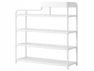 Verk 27495 Shoe rack with 5 shelves 82 × 59 × 22 cm, white - Shoe Rack