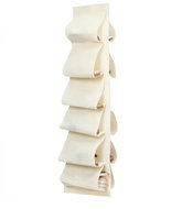 Verk 27008 Hanging organizer for 12 pairs of shoes, cream - Hanging closet organiser