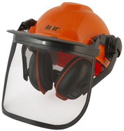 ASIST smart garden Pracovní ochranná přilba se štítem a ochrannou sluchu ARZ3H001 - Safety Helmet