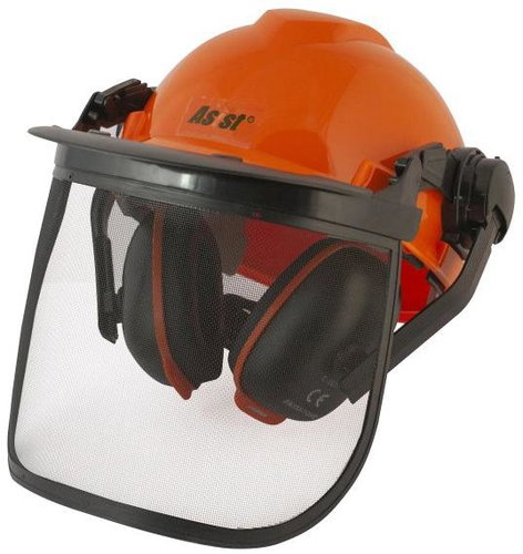 ASIST smart garden Pracovní ochranná přilba se štítem a ochrannou sluchu ARZ3H001 - Safety Helmet - Main image