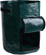 Plonos 496400 Vegetable growing bag with window 43,3 l, green - Flower Pot