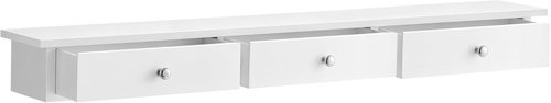 Songmics Liwos wall shelf with drawers, white - Shelf - Main image