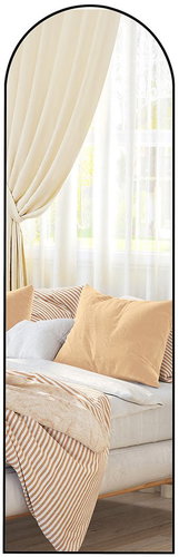 Songmics Freestanding Mirror Bleer 165 cm, black - Mirror - Main image