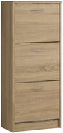 Cheapest furniture Shoe rack ASOLA 3K, sonoma oak - Shoe Rack