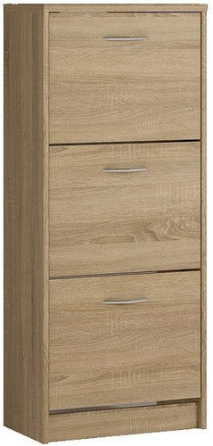Cheapest furniture Shoe rack ASOLA 3K, sonoma oak - Shoe Rack - Main image