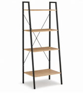 Camerazar Loft multifunctional shelf, 4 levels, light brown/black - Shelving Unit