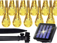 Verk 12380 Solar light chain, drops 50 LEDs, warm white - Light Chain