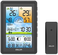 Bauerkraft G-805 Wireless weather station, hygrometer, clock, moon phase, calendar, alarm clock, bla - Weather Station