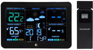 Bauerkraft G-568 Wireless weather station, thermometer, barometer, clock, alarm clock - Weather Station