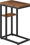 Vasagle Bromy Folding table 26/52 cm brown/black - Side Table