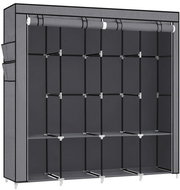 Songmics Rivet Textile wardrobe grey - Wardrobe