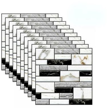 VIGO 3D samolepicí obkladové dlaždice Marbleblocks – mramorový vzor, sada 10 ks - Samolepiace obklady - Hlavný obrázok
