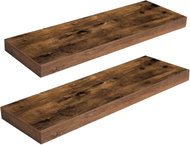 Songmics and Vasagle Set of 2 wall shelves Vasagle Olmira brown - Shelf
