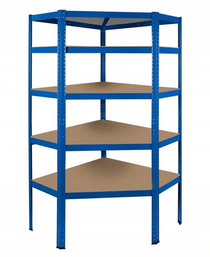Malatec 13140 Corner rack with MDF shelves 1800 × 900 × 400 mm, 175 kg - Shelving Unit - Main image