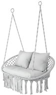 Gardlov 27378 Double hanging rocking chair, load capacity 300 kg, grey - Hanging Chair