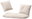 27382 Set of cushions for double hanging rocking chair 3 pcs, beige