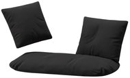 Gardlov 27380 Set of cushions for double hanging rocking chair 3 pcs, black - Chair Cushion