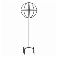 RealG RC-K-2279 Metal support for climbing plants 50 × 10 cm, black - Plant Support