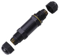 Garsaco Waterproof cable connector for two 5-core conductors 0,5-4mm, IP68, total 10-14 mm, - Cable Connector