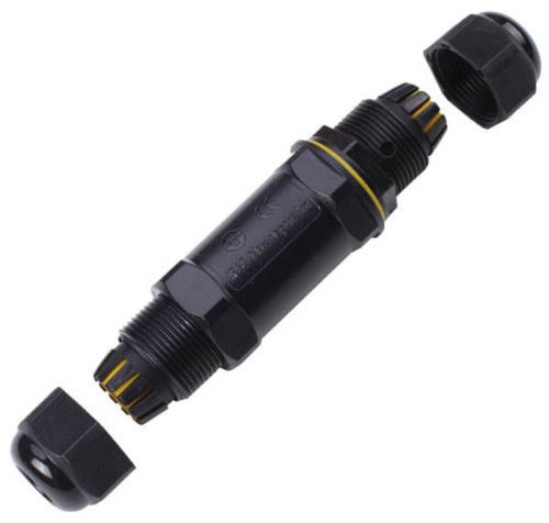 Garsaco Waterproof cable connector for two 5-core conductors 0,5-4mm, IP68, total 10-14 mm, - Cable Connector - Main image