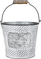 DOCHTMANN Flower Garden bucket 17 × 14 cm, metal - Flower Pot