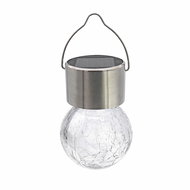 DOCHTMANN Set of 4 solar lanterns transparent 9 cm - Garden Lighting