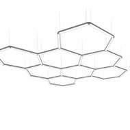 RealG RC-K-2077 Hexagonal LED panel 257 × 244 cm, 280 W, 6500 K - Ceiling Light