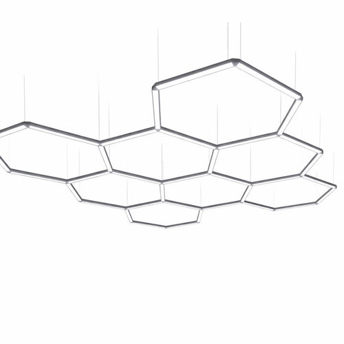 RealG RC-K-2077 Hexagonal LED panel 257 × 244 cm, 280 W, 6500 K - Ceiling Light - Main image