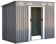 RealG RC-K-1817 Garden tool house 238 × 126 × 181 cm, grey - Garden Shed