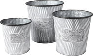DOCHTMANN Set of flower pots FLOWER GARDEN bucket 3 pcs, metal - Flower Pot