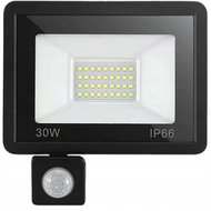 Verk 12348 Halogen LED spotlight with dusk and motion sensor 30 W, 6000 K, IP66 - LED Reflector