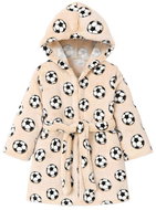 EXCELLENT Beige bathrobe size 134 - Footballer - Bathrobe
