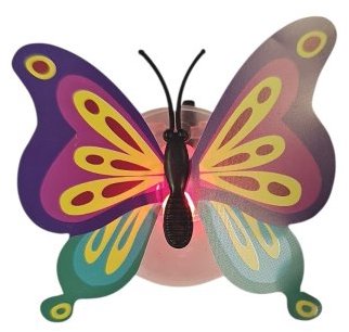 Leventi 3D led night light colour changing cute butterfly - mix colours - Night Light - Main image
