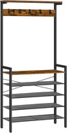 Vasagle Belino Hallway coat rack with shoe rack 74 cm black/brown - Coat Hanger