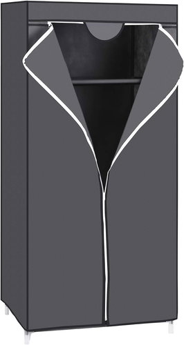Songmics Yuma Textile wardrobe grey - Wardrobe - Main image