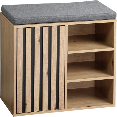 KESPER Modern shoe rack with seat 51,5 × 29,5 × 48 cm - Shoe Rack - Main image