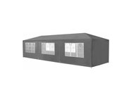 MultiGarden PAW Zahradní párty stan 3 × 9 m, 8 bočních stěn, šedý - Party Tent