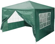 MultiGarden Zahradní altán skládací 3 × 3 × 2,5 m, 4 boční stěny, zelený - Zahradní altán