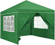 MultiGarden PAW-3X3-A-4W Zahradní pop-up stan 3 × 3 m, 4 boční stěny, zelený - Zahradní altán