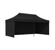 MultiGarden PAW-FGC Zahradní samorozkládací párty stan 3 × 6 m, černý - Party Tent