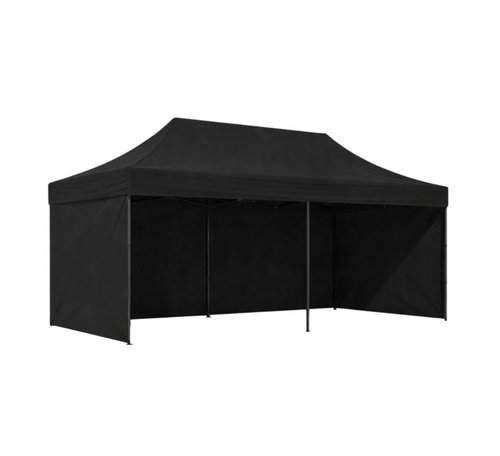 MultiGarden PAW-FGC Garden self-folding party tent 3 × 6 m, black - Pop-up Canopy Tent - Main image
