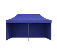 MultiGarden PAW-FGC Zahradní samorozkládací párty stan 3 × 6 m, modrý - Party Tent