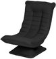 Armchair ModernHome TH-CL-4 Reclining armchair, swivel, black - Křeslo
