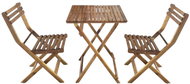 MultiGarden KJF3583 Zahradní set z akáciového dřeva stůl + 2 židle - Garden Furniture