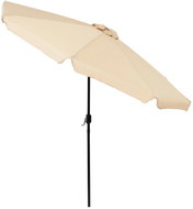 MultiGarden SL-UM003B Garden parasol with folding roof and handle 300 cm, beige - Sun Umbrella