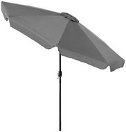 MultiGarden SL-UM003B Garden parasol with folding roof and handle 300 cm, grey - Sun Umbrella